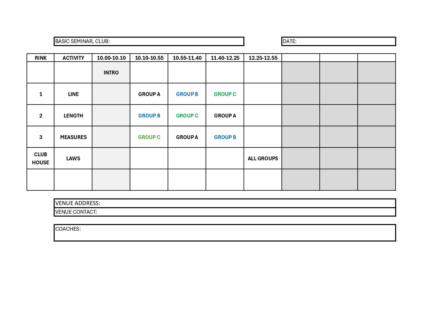 Basic Seminar Program Sample Program Example Seminar Programme – Association of Surrey Bowls Coaches